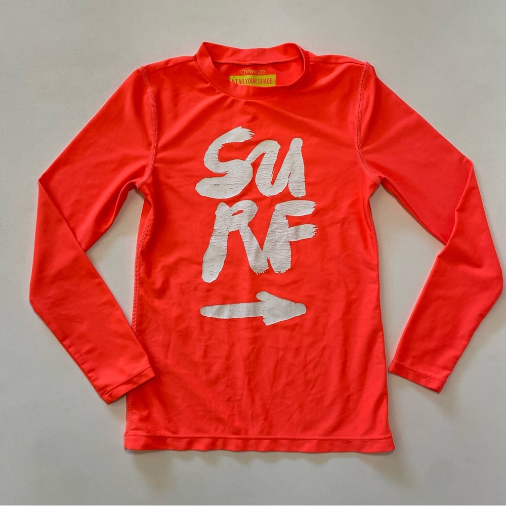 JCREW Crewcuts girls rashguard